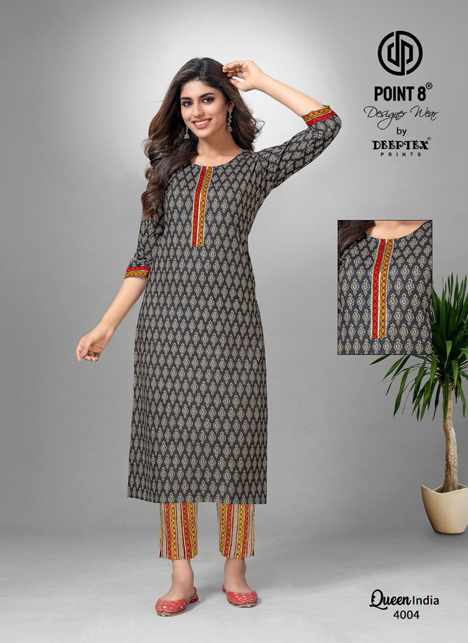 Queen India Vol 4 By Deeptex  Kurti With Bottom Catalog